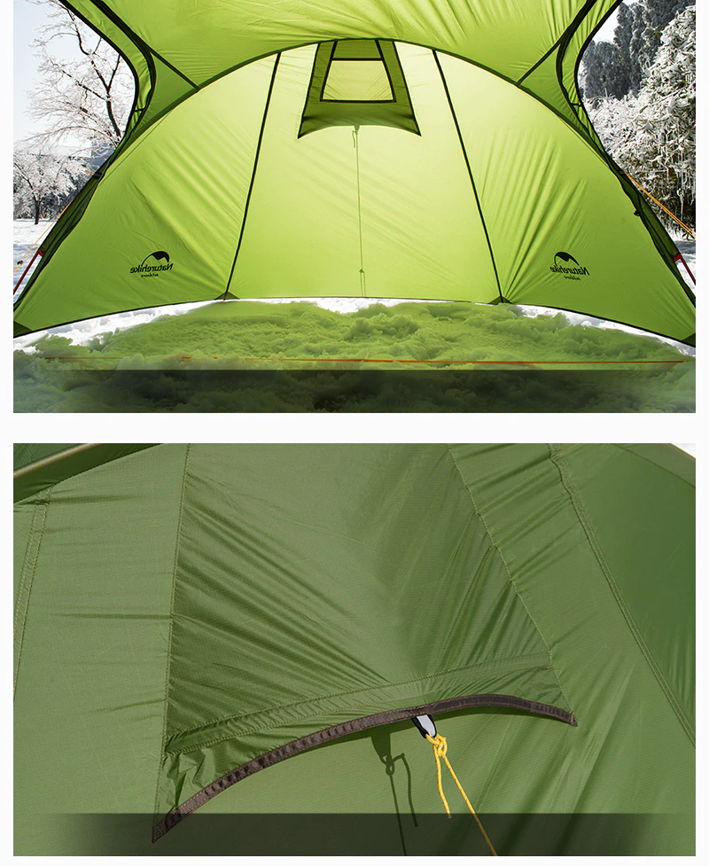 Cheap Goat Tents  New Opalus Tunnel Tent Ultralight Outdoor Camping Sleeping Tent 3 Person Double Layer Backpacking Tents Weatherproof Tents 